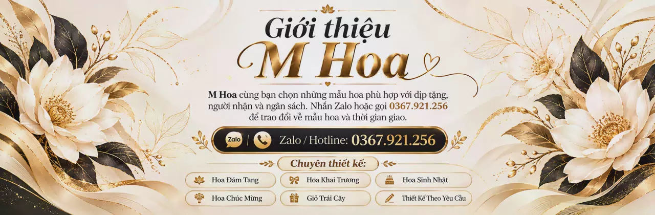 Ảnh bìa Shop hoa tươi Phường Phú An Hồ Chí Minh - Tư vấn hoa theo từng dịp